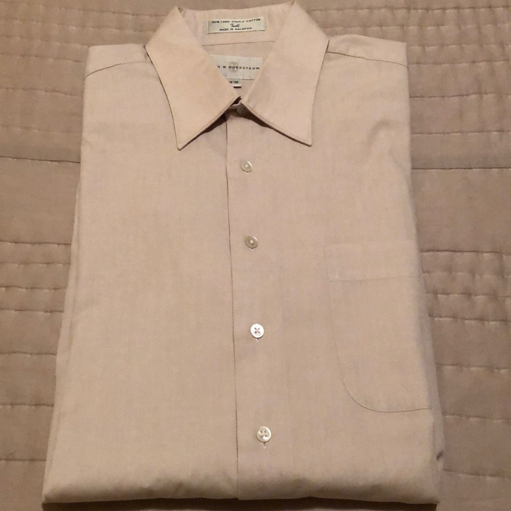 Nordstrom Button-down Dress Shirt  L 16-36 EUC
